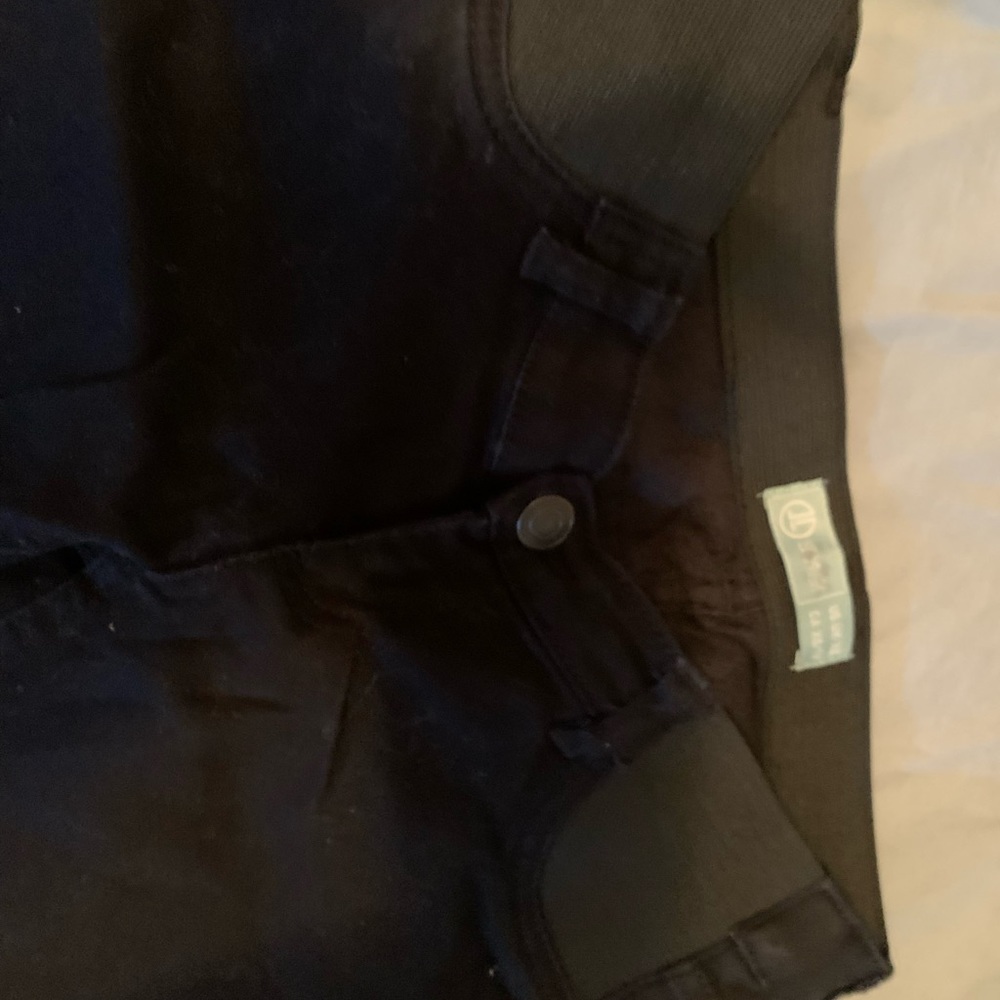 XS maternity black pants